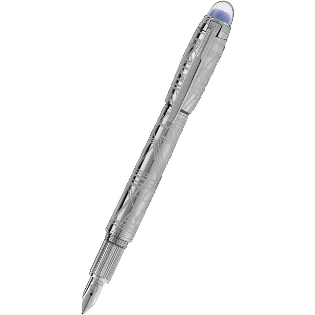 Montblanc Starwalker Fountain Pen - Space Blue Metal - Pen Boutique Ltd