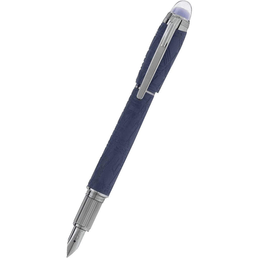 Montblanc Starwalker Fountain Pen - Space Blue Resin - Pen Boutique Ltd