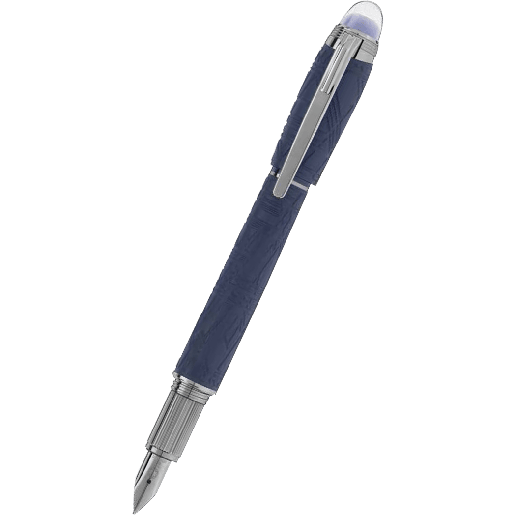 Montblanc Starwalker Fountain Pen - Space Blue Resin - Pen Boutique Ltd