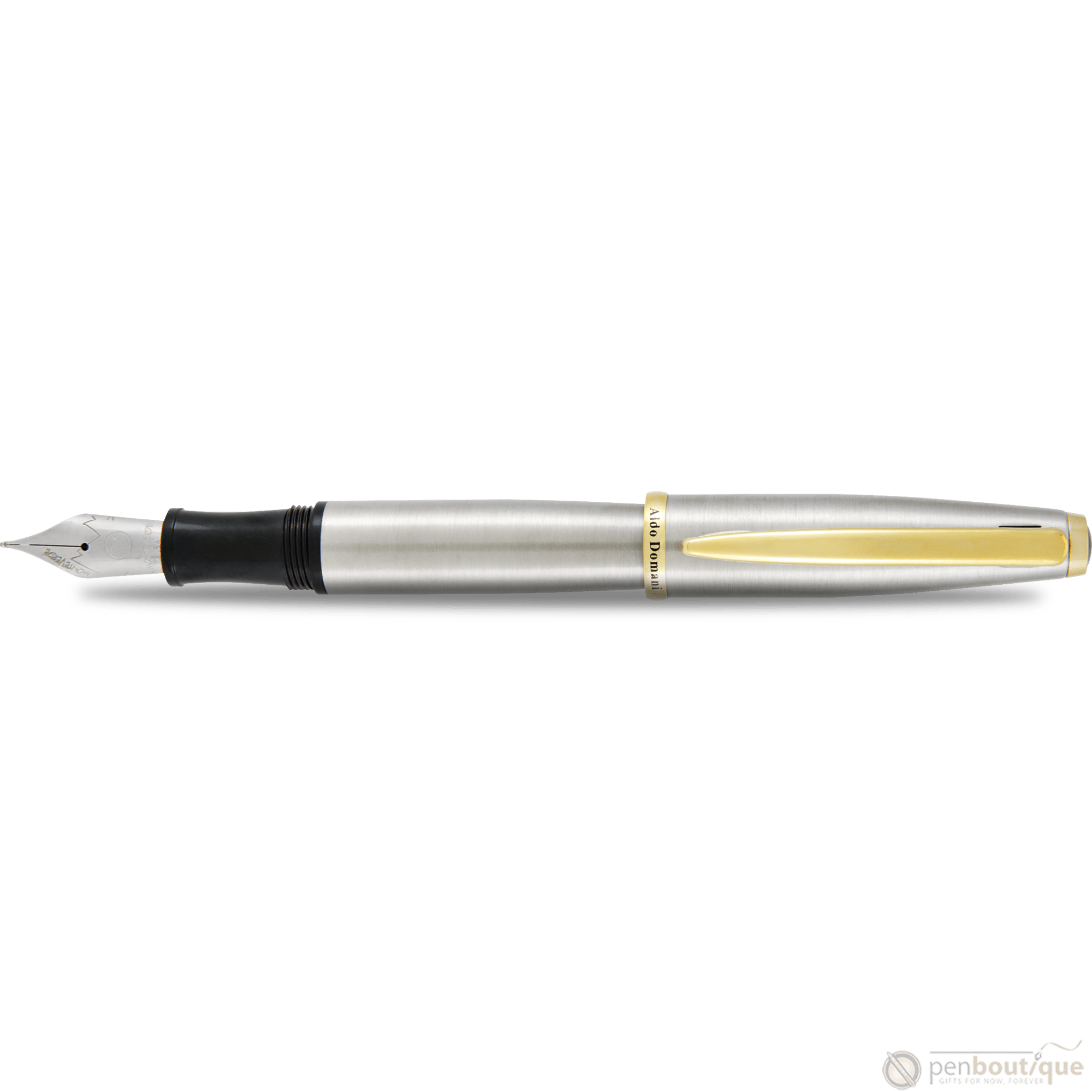 Monteverde Aldo Domani Fountain Pen - Brushed - Pen Boutique Ltd