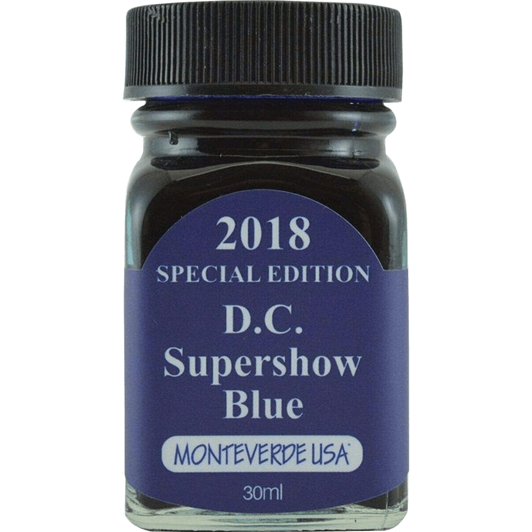 Monteverde DC Supershow Bottled Ink - 2018 Special Edition - Blue - Pen Boutique Ltd