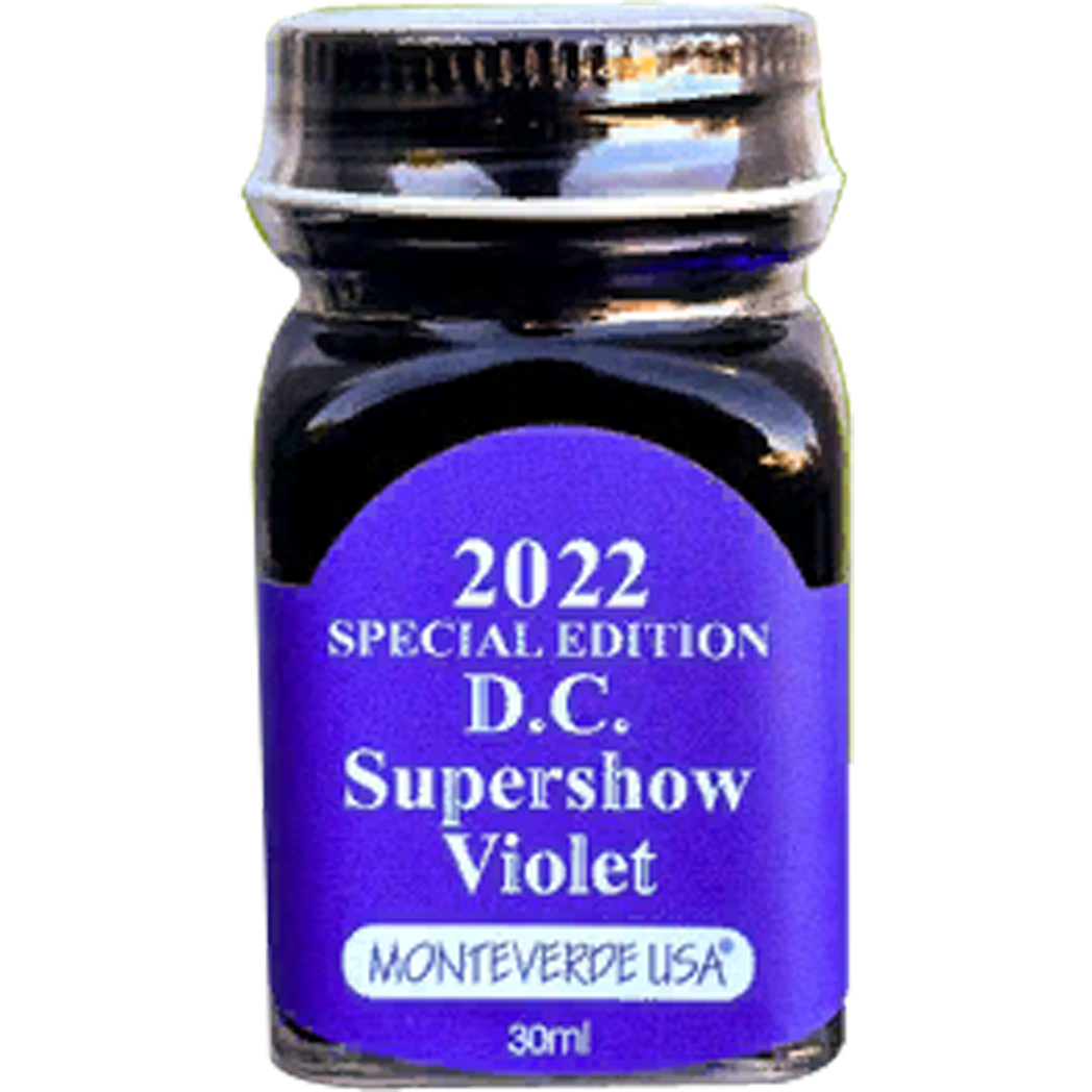 Monteverde DC Supershow Bottled Ink - 2022 Special Edition - Violet - Pen Boutique Ltd