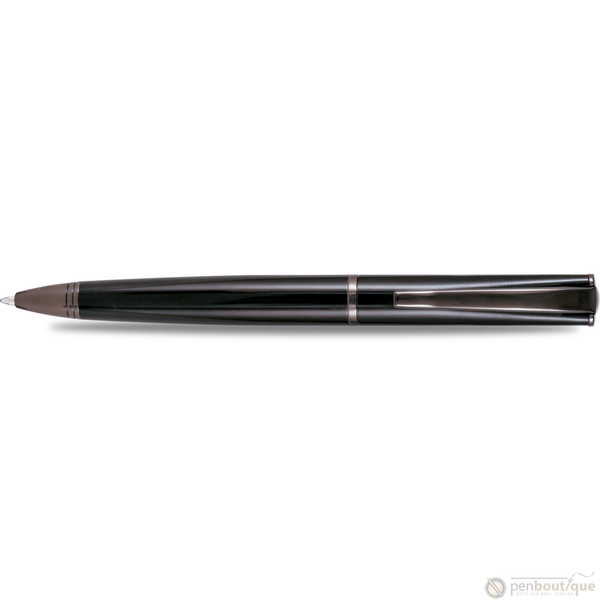 Monteverde Impressa Ballpoint - Black with Gunmetal Trim - Pen Boutique Ltd