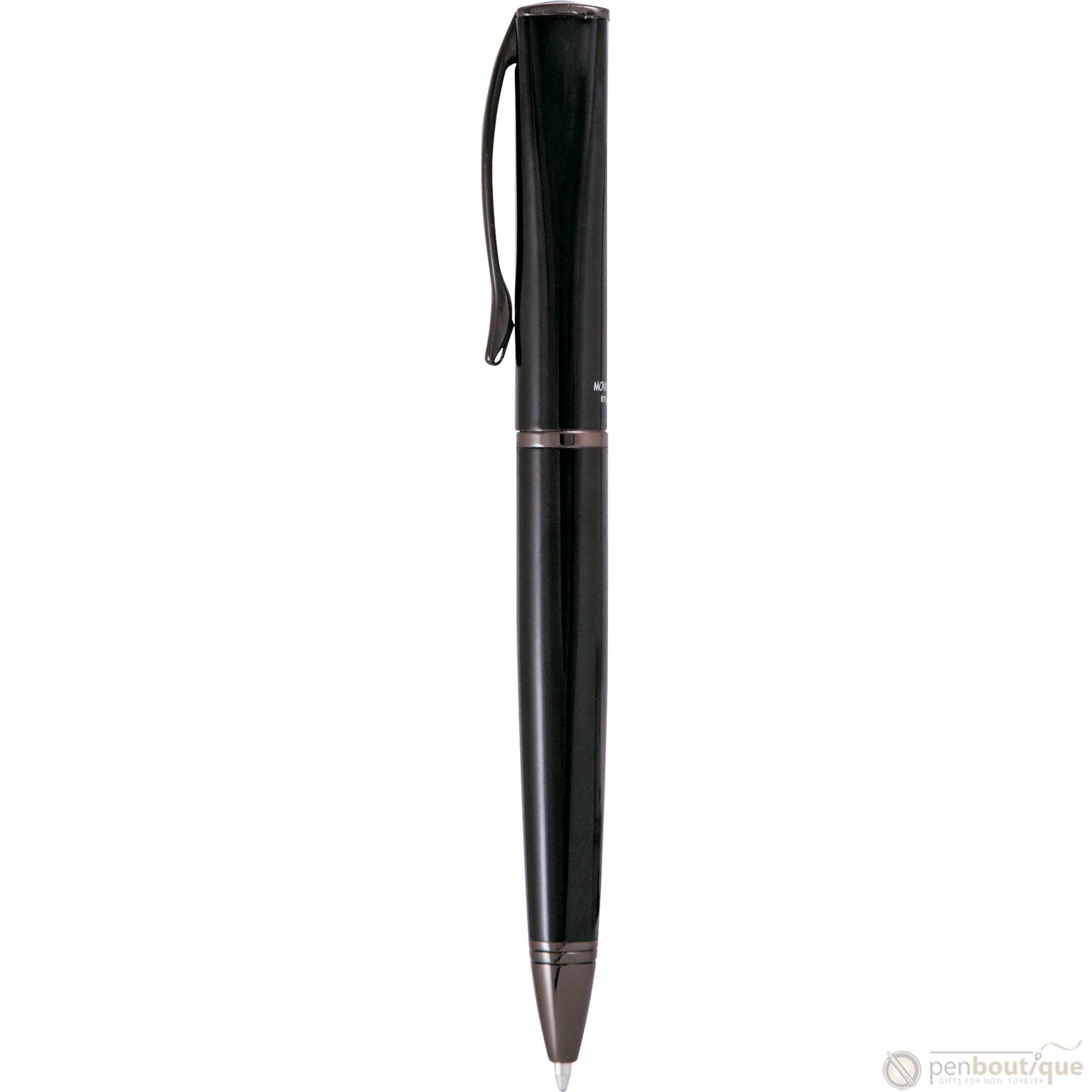 Monteverde Impressa Ballpoint - Black with Gunmetal Trim - Pen Boutique Ltd