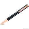 Monteverde Impressa Black with Rose Gold Trim Rollerball Pen - Pen Boutique Ltd