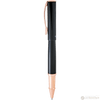 Monteverde Impressa Black with Rose Gold Trim Rollerball Pen - Pen Boutique Ltd