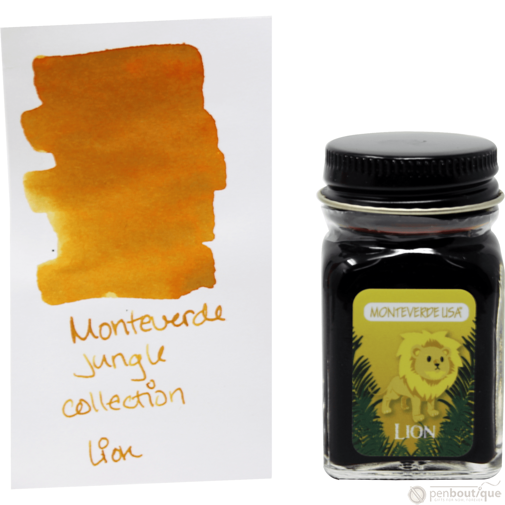 Monteverde Ink Bottle - Jungle Lion (Yellow) - 30 ml - Pen Boutique Ltd