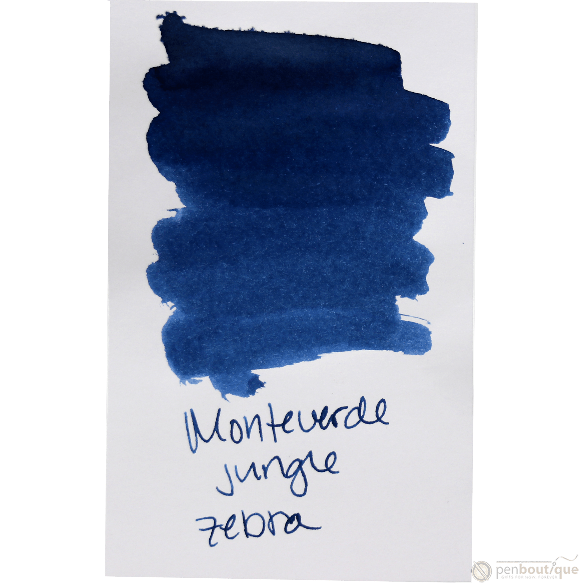 Monteverde Ink Bottle - Jungle Zebra (Blue) - 30 ml - Pen Boutique Ltd