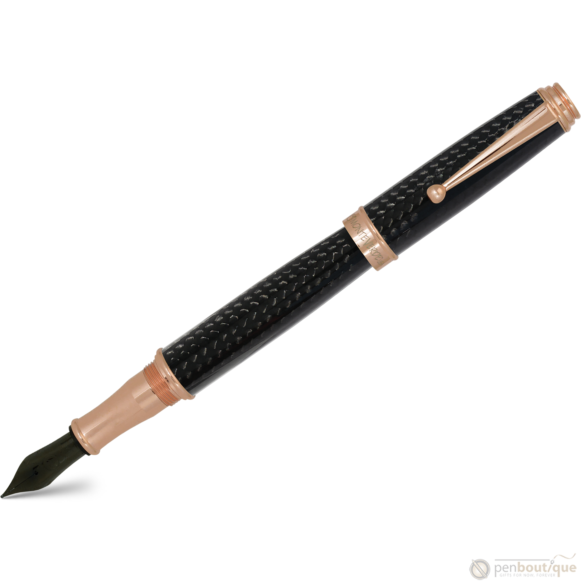 Monteverde Invincia Deluxe Rose Gold Fountain Pen-Pen Boutique Ltd