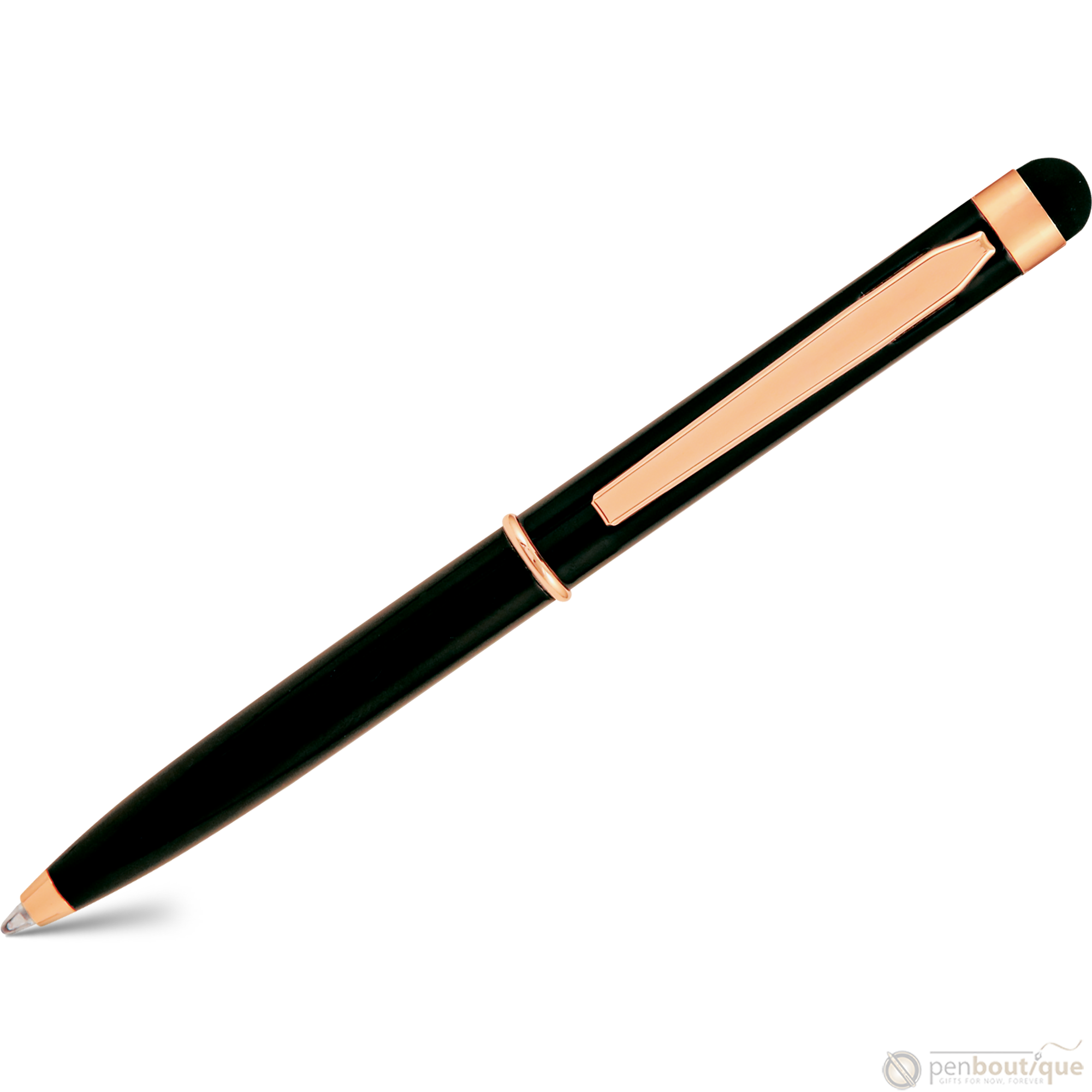 Monteverde Poquito Stylus Ballpoint Pen - Black Attire-Pen Boutique Ltd