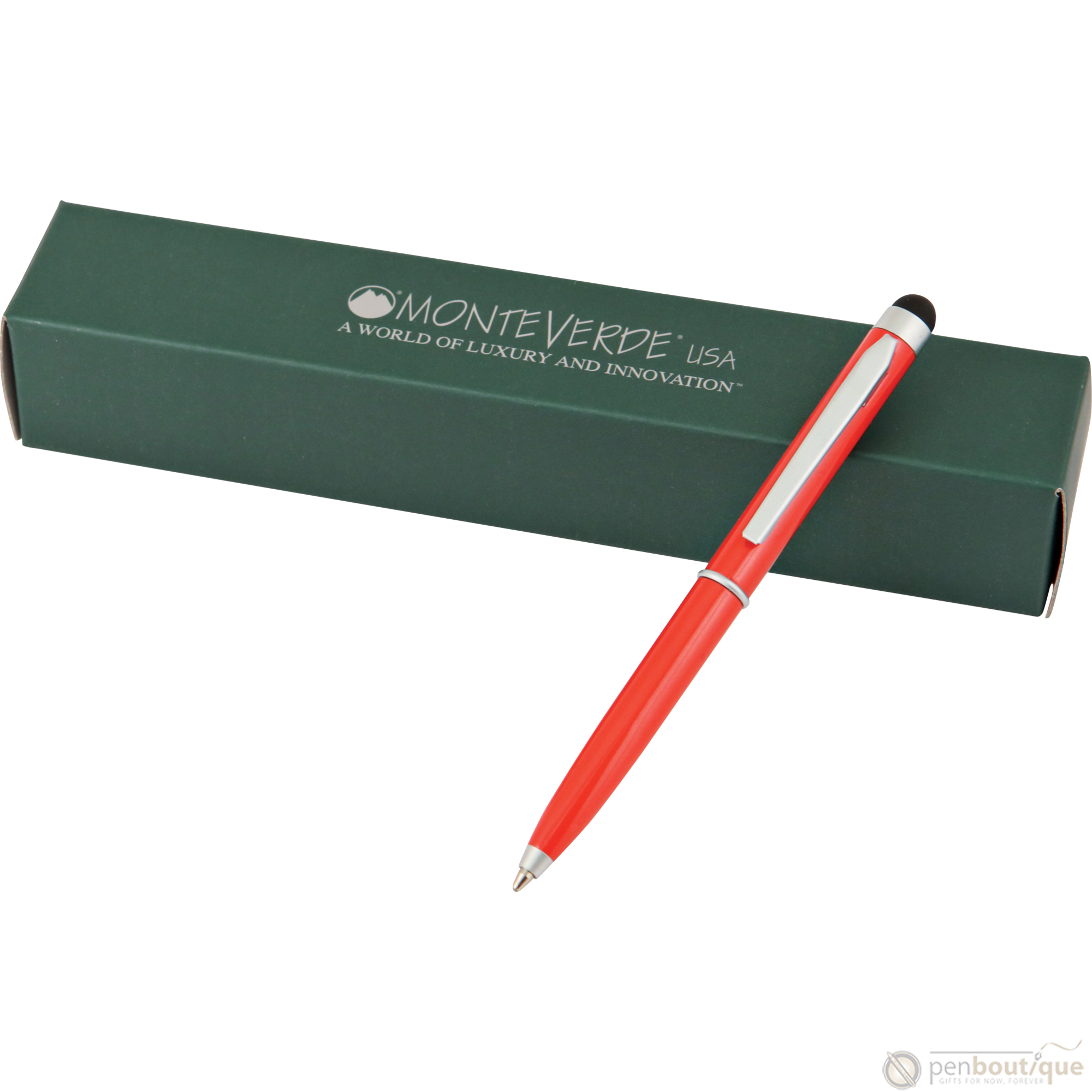 Monteverde Poquito Stylus Ballpoint Pen - Racing Red-Pen Boutique Ltd