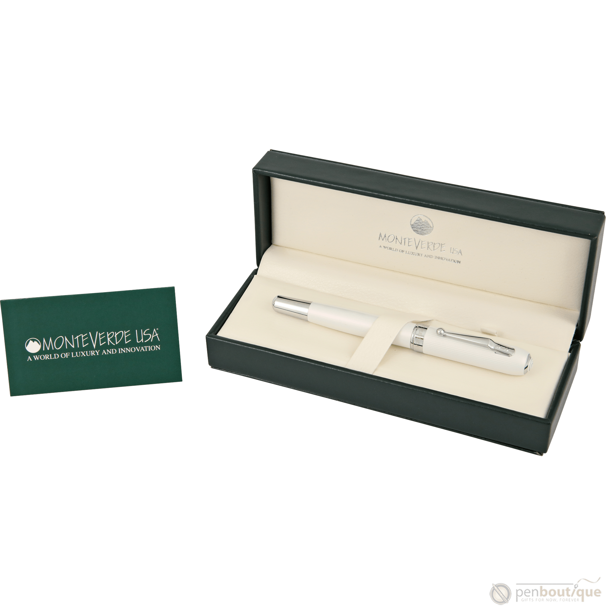 Monteverde Rodeo Drive Fountain Pen - Iridescent White - Pen Boutique Ltd