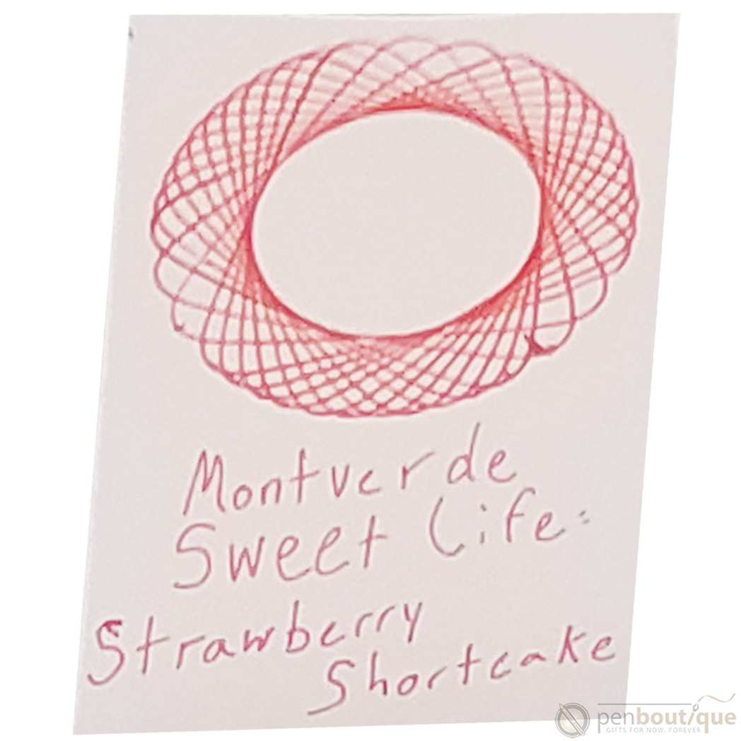 Monteverde Sweet Life Ink Bottle - Strawberry Shortcake - 30ml-Pen Boutique Ltd