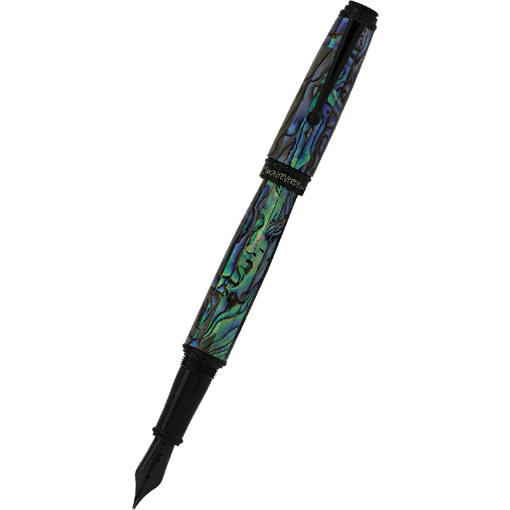 Monteverde Invincia Deluxe Fountain Pen - Abalone Gunmetal Trim - Limited Edition - Pen Boutique Ltd