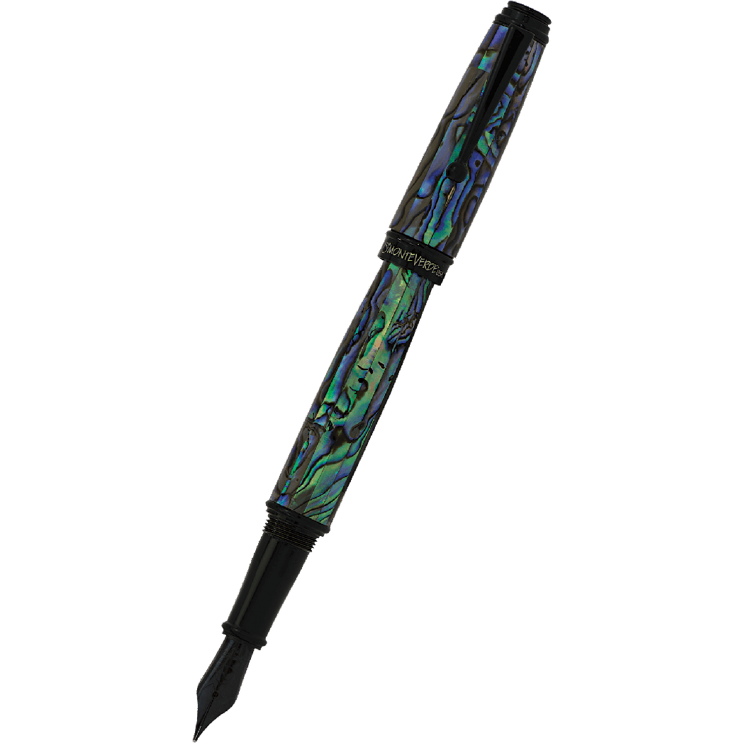 Monteverde Invincia Deluxe Fountain Pen - Abalone Gunmetal Trim - Limited Edition - Pen Boutique Ltd