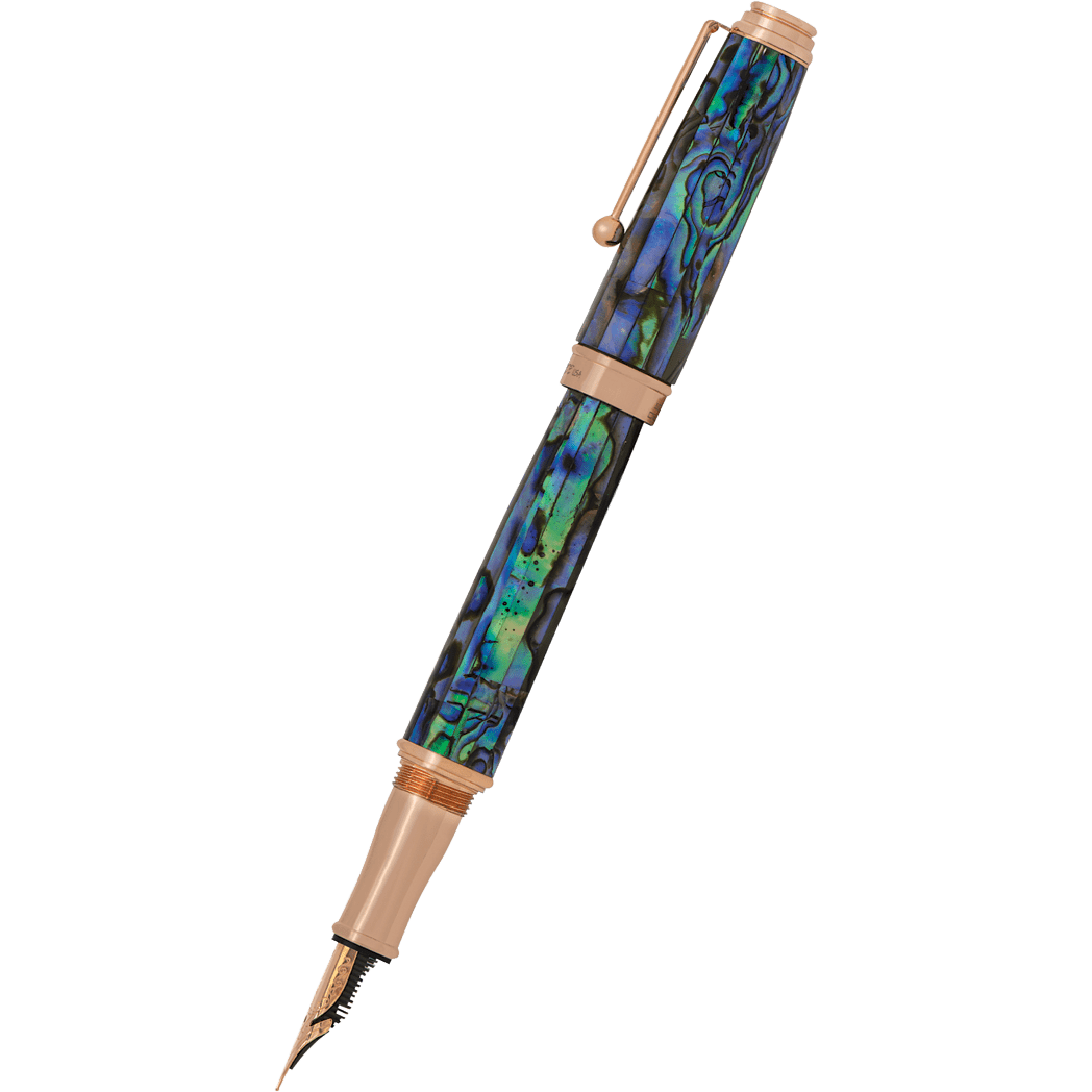Monteverde Invincia Deluxe Fountain Pen - Abalone Rosegold Trim - Limited Edition - Pen Boutique Ltd