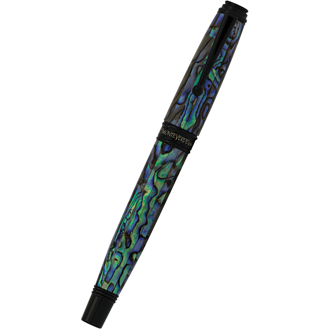 Monteverde Invincia Deluxe Fountain Pen - Abalone Gunmetal Trim - Limited Edition - Pen Boutique Ltd