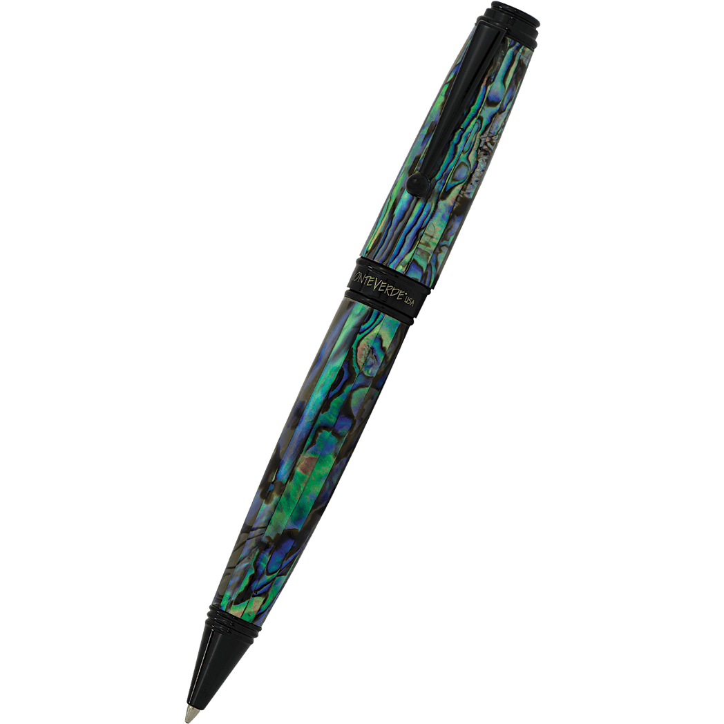 Monteverde Invincia Deluxe Ballpoint Pen - Abalone Gunmetal Trim - Limited Edition - Pen Boutique Ltd