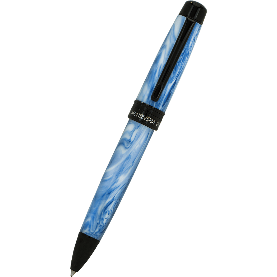 Monteverde Prima Ballpoint Pen - Blue Swirl - Pen Boutique Ltd