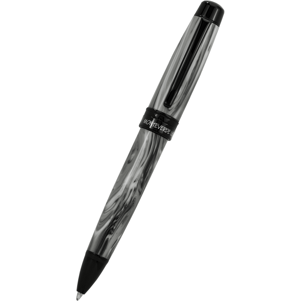 Monteverde Prima Ballpoint Pen - Grey Swirl - Pen Boutique Ltd