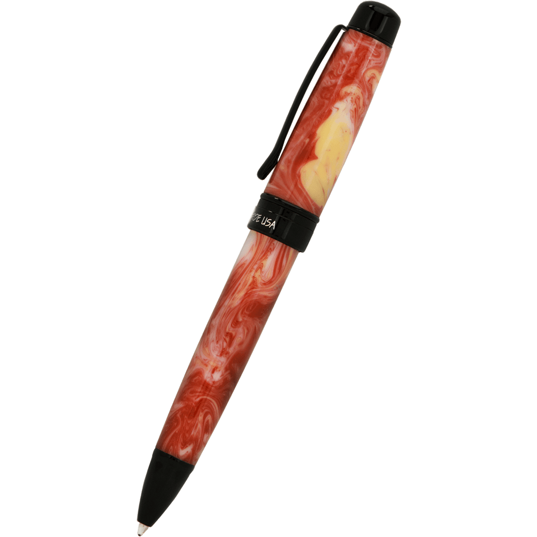Monteverde Prima Ballpoint Pen - Red Swirl - Pen Boutique Ltd