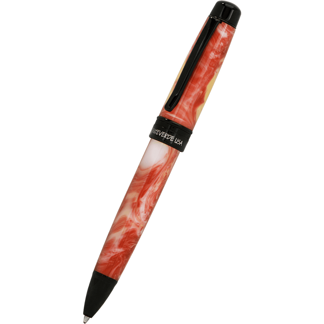 Monteverde Prima Ballpoint Pen - Red Swirl - Pen Boutique Ltd