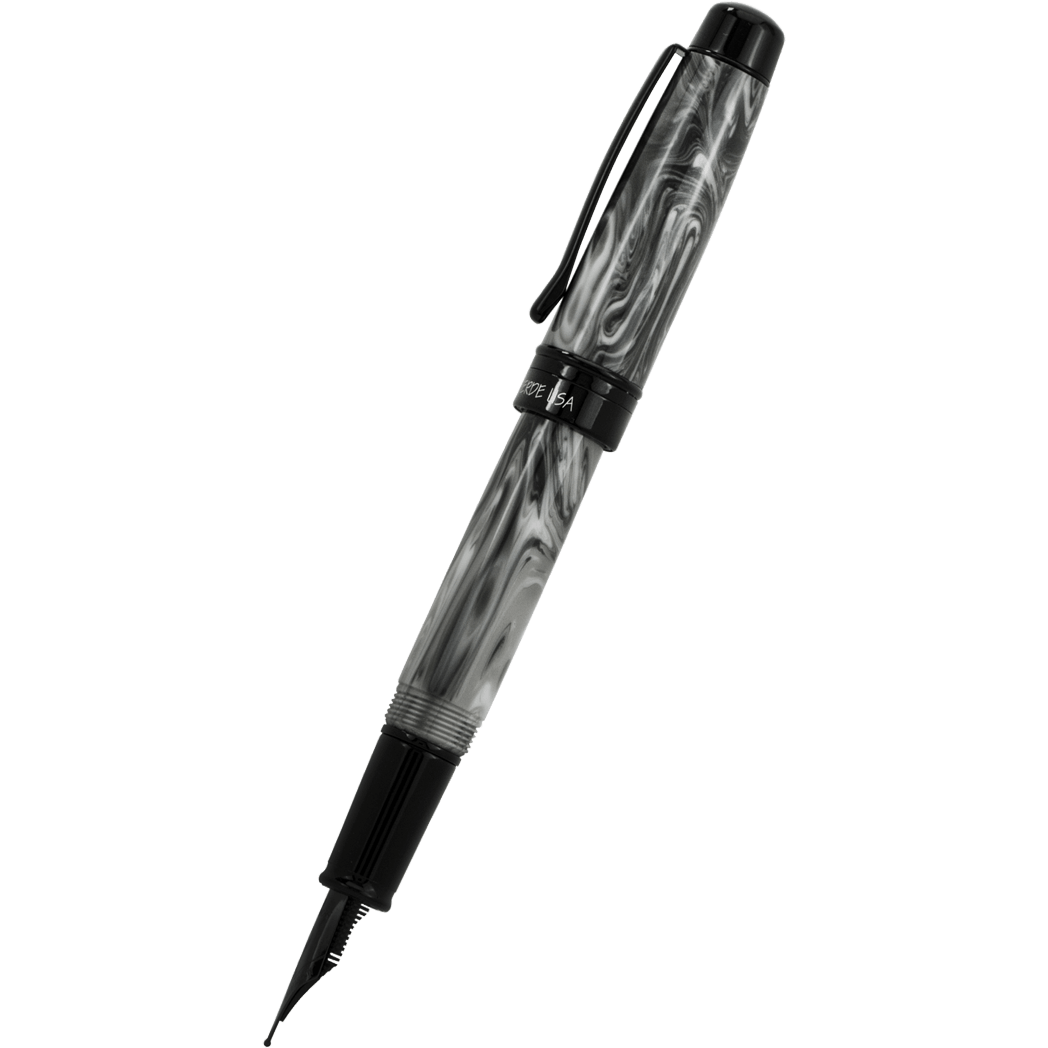 Monteverde Prima Fountain Pen - Grey Swirl - Pen Boutique Ltd