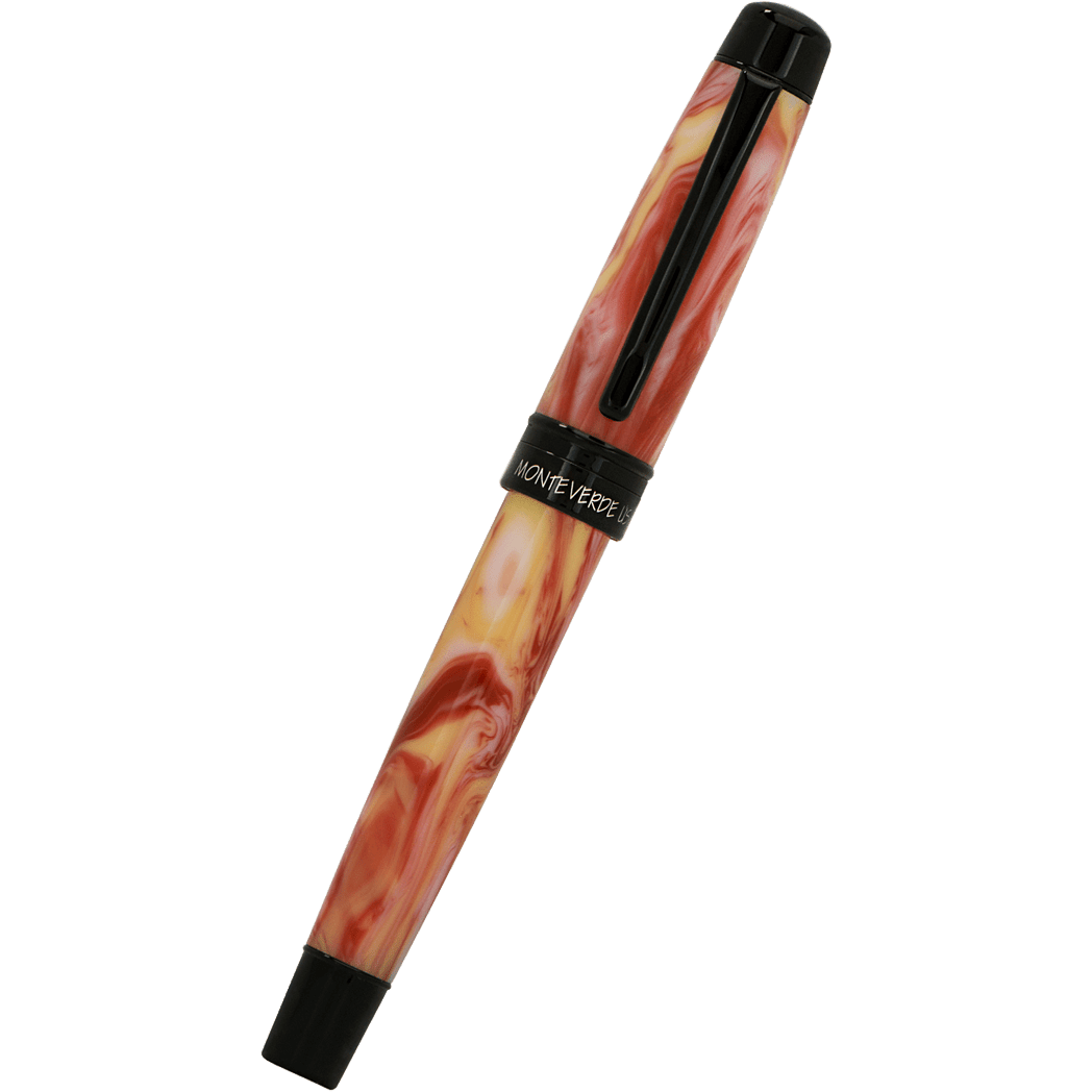 Monteverde Prima Fountain Pen - Red Swirl - Pen Boutique Ltd