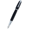 Monteverde Super Mega Fountain Pen - Carbon Fiber - Chrome - Pen Boutique Ltd