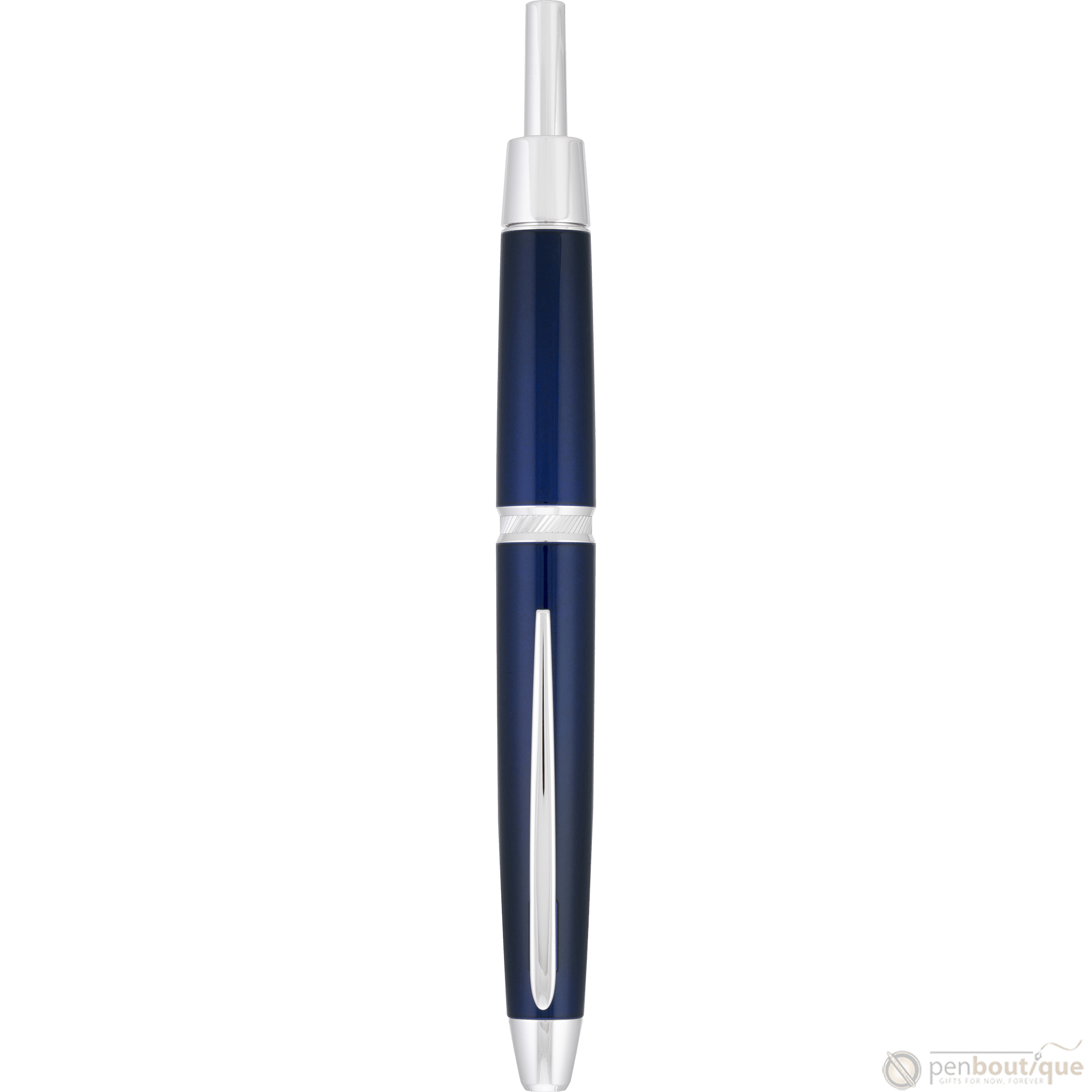 Pilot Vanishing Point LS Fountain Pen - Blue - Rhodium Trim - Pen Boutique Ltd