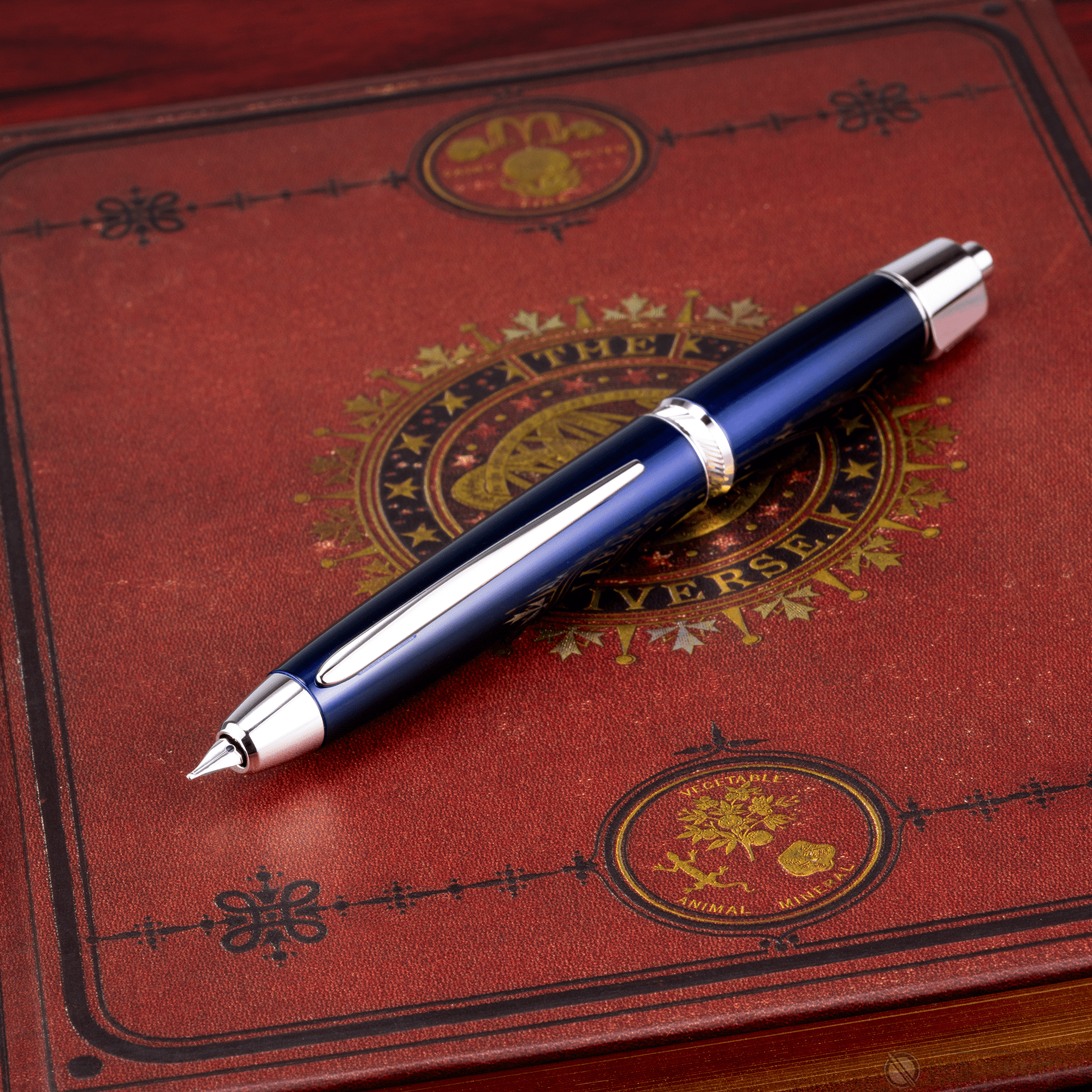 Pilot Vanishing Point LS Fountain Pen - Blue - Rhodium Trim - Pen Boutique Ltd
