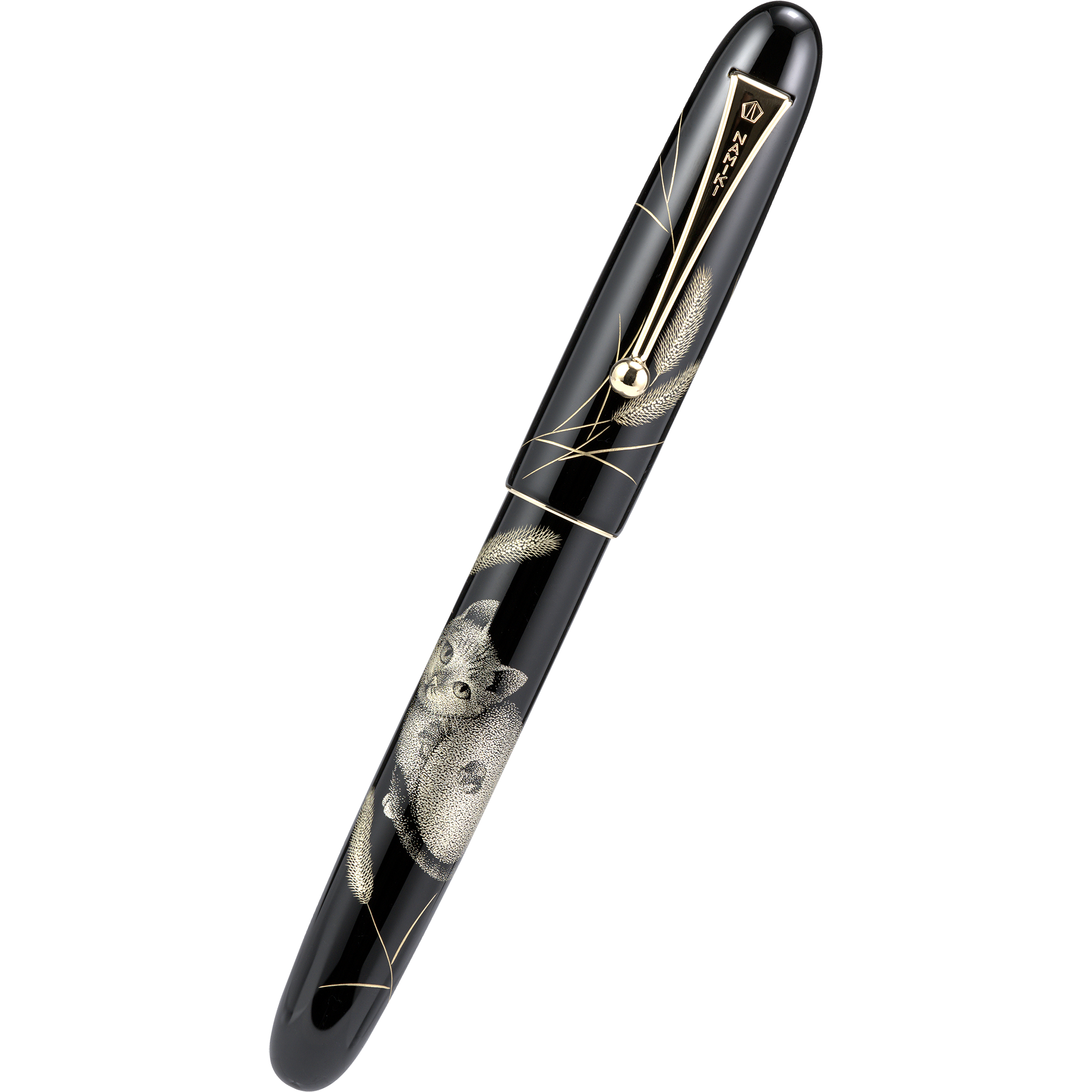 Namiki Yukari Chinkin Cat Fountain Pen-Pen Boutique Ltd