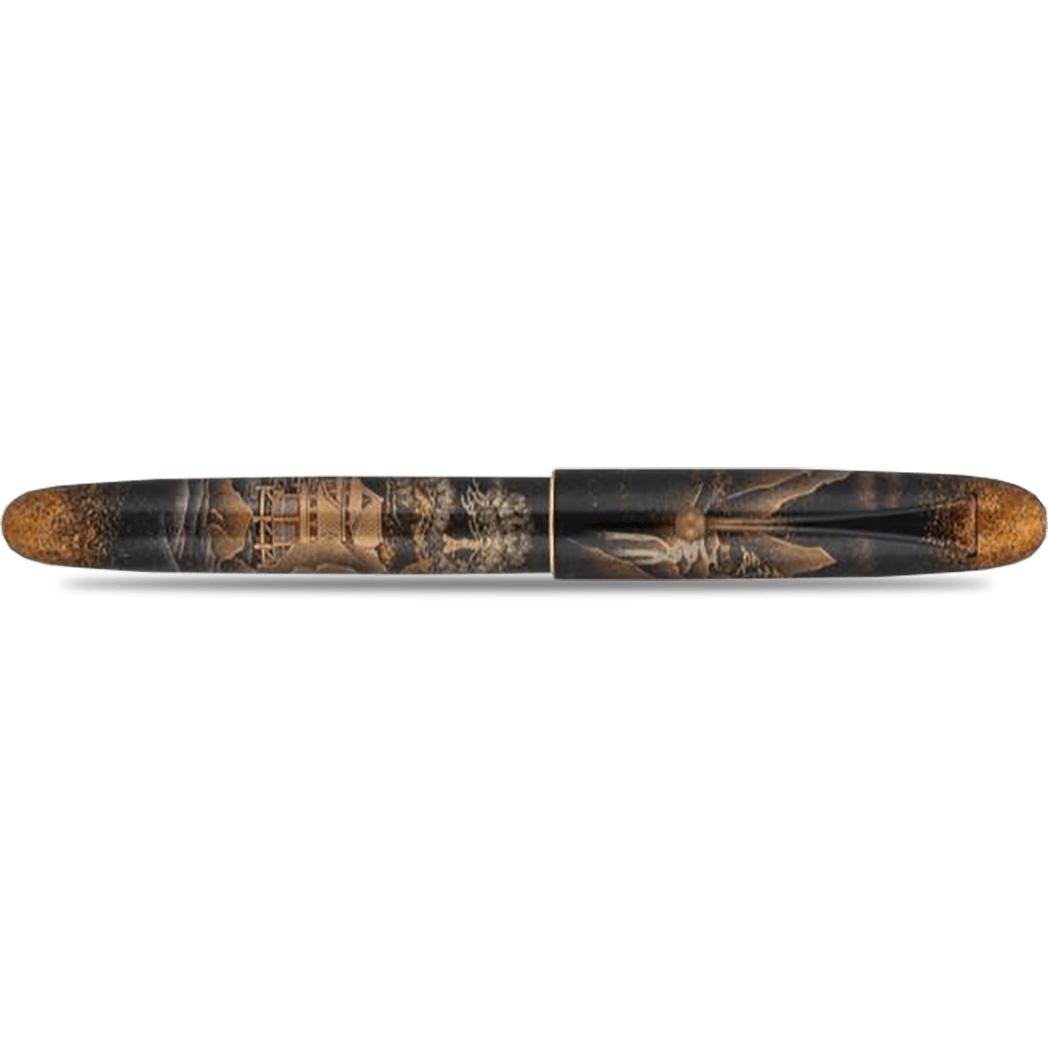 Namiki Yukari Royale Fountain Pen - Night Scene of Pavilion - Pen Boutique Ltd