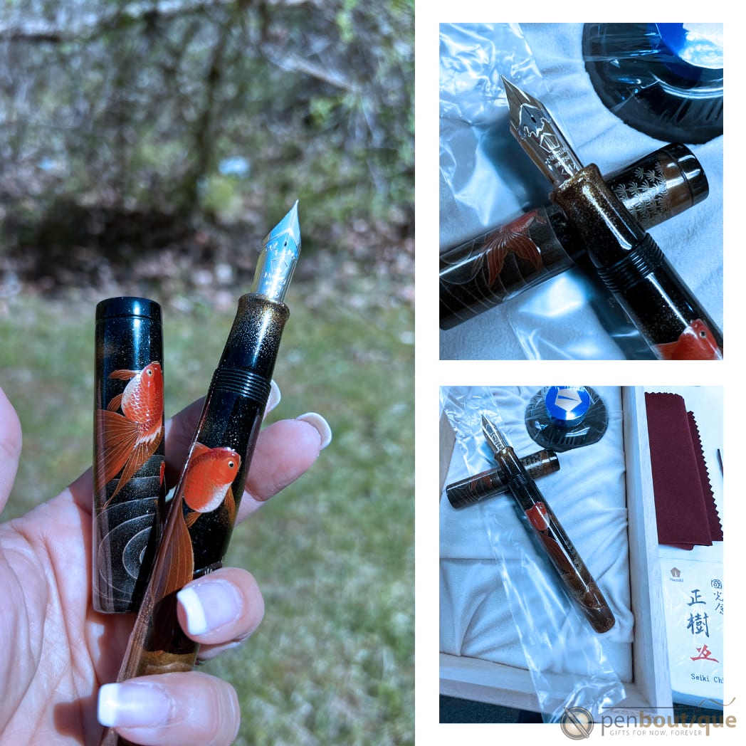Namiki Emperor Goldfish Fountain Pen – Japanese Maki - e Luxury Masterpiece - Pen Boutique Ltd
