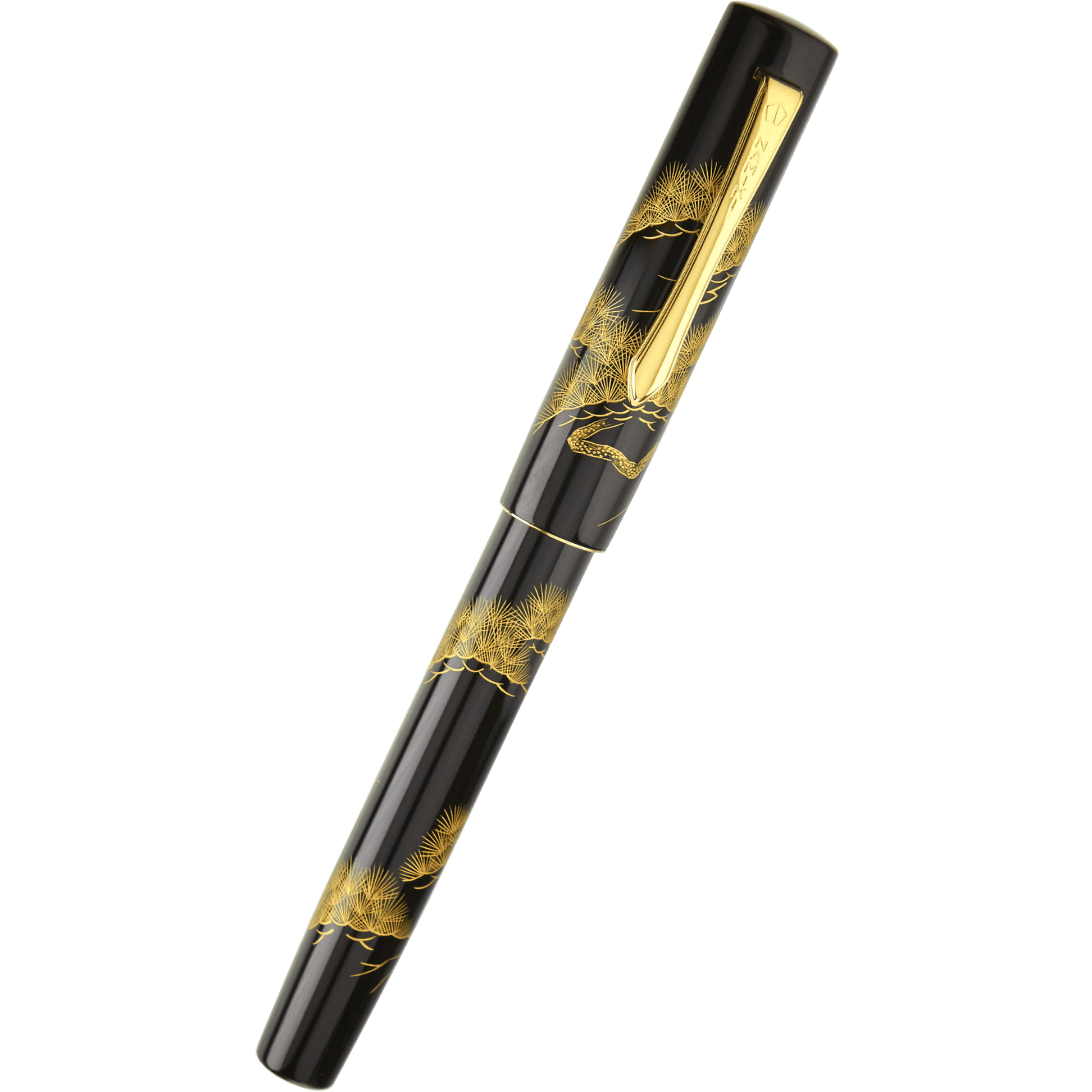 Namiki Yukari Fountain Pen - Chinkin Matsu (Pine Tree) - Pen Boutique Ltd