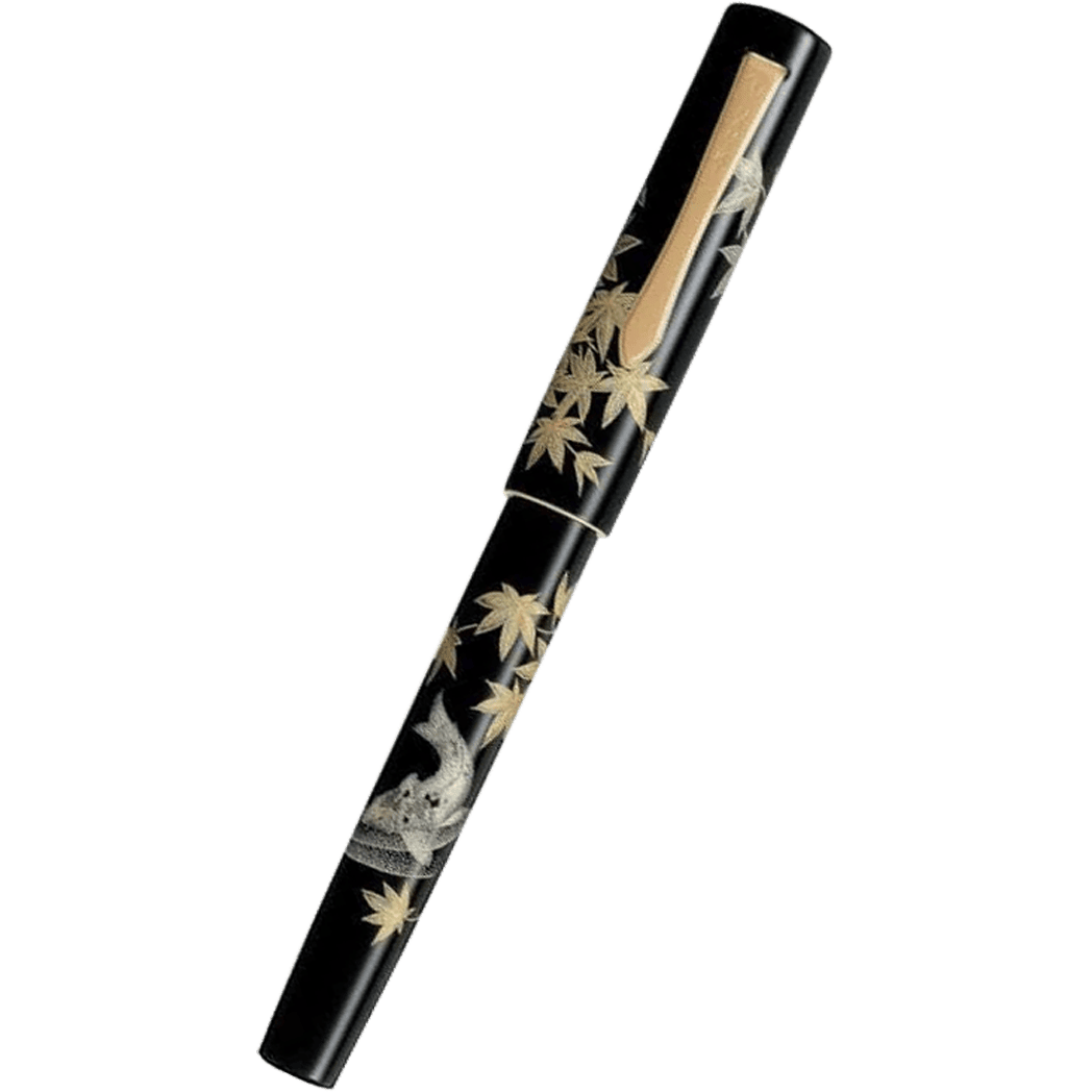 Namiki Yukari Fountain Pen - Maki e - Chinkin Kinshu (Beauty of Autumn Leaves) - Pen Boutique Ltd