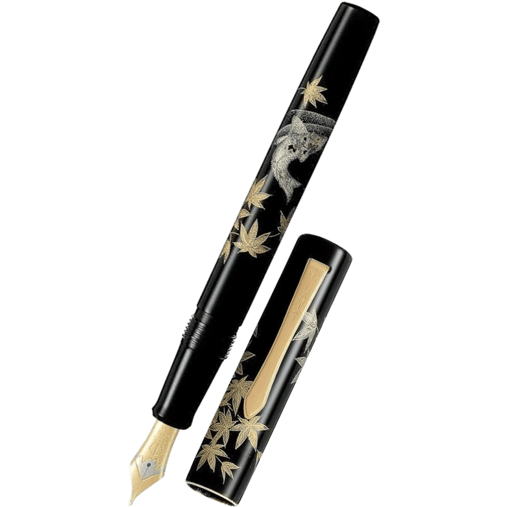 Namiki Yukari Fountain Pen - Maki e - Chinkin Kinshu (Beauty of Autumn Leaves) - Pen Boutique Ltd