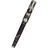 David Oscarson Tesla Rollerball Pen - Translucent Black - Silver Trim - Pen Boutique Ltd