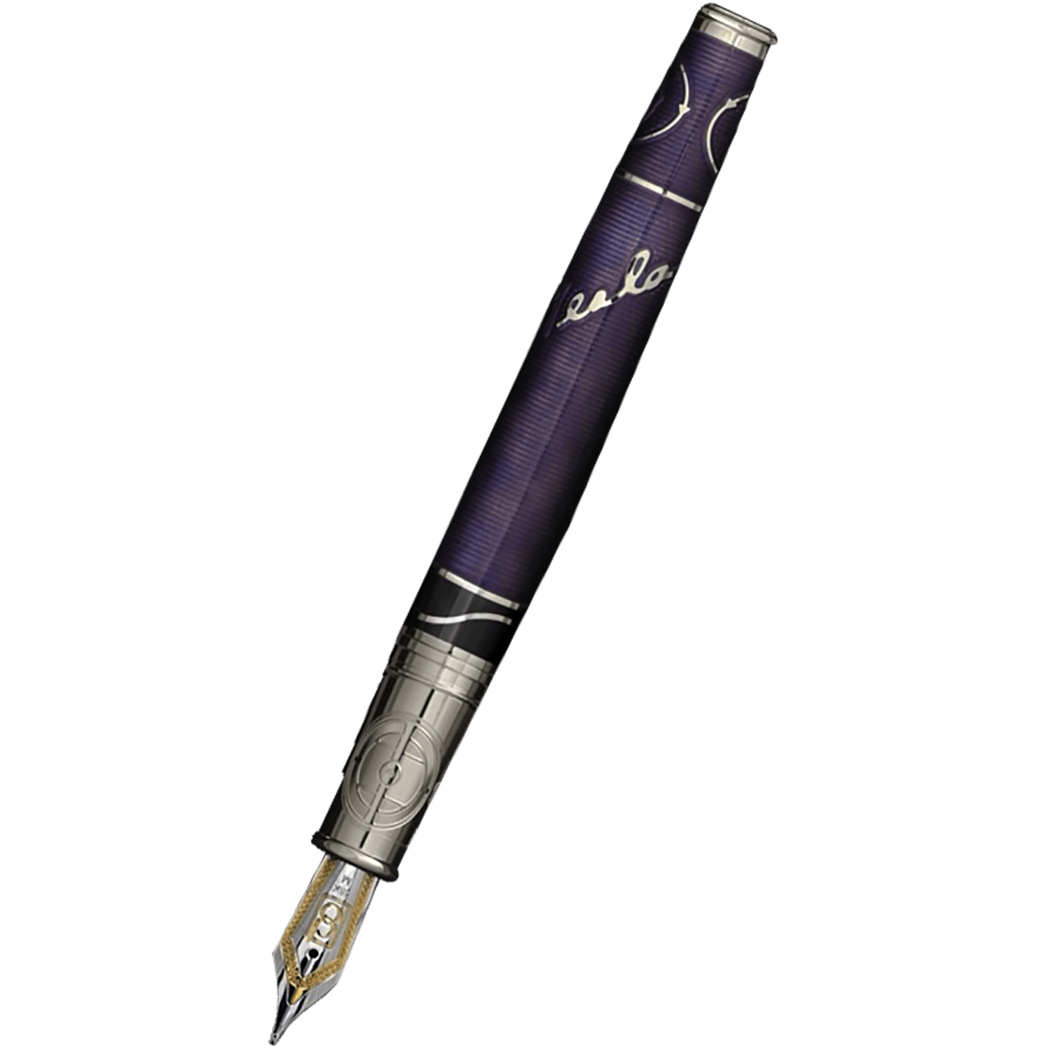 David Oscarson Tesla Fountain Pen - Translucent Purple - Pen Boutique Ltd