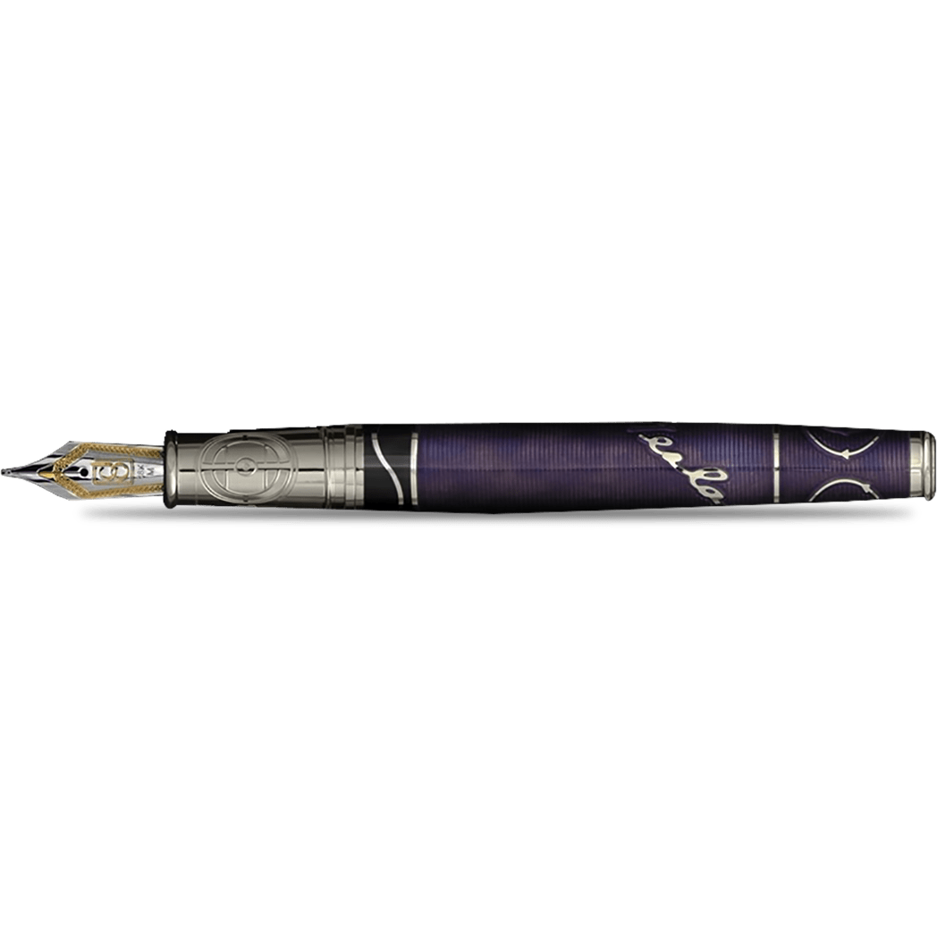 David Oscarson Tesla Fountain Pen - Translucent Purple - Pen Boutique Ltd