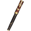 David Oscarson Tesla Rollerball Pen - Translucent Black - Gold Trim - Pen Boutique Ltd