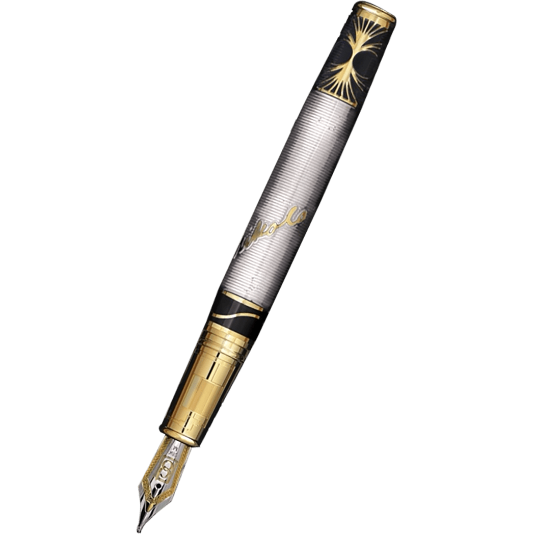 David Oscarson Tesla Fountain Pen - Translucent White - Pen Boutique Ltd