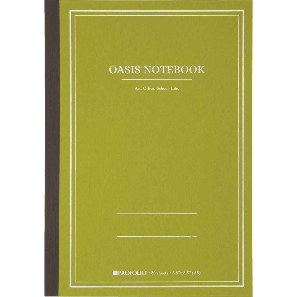 Oasis ProFolio Notebook - Avocado - Medium - Pen Boutique Ltd