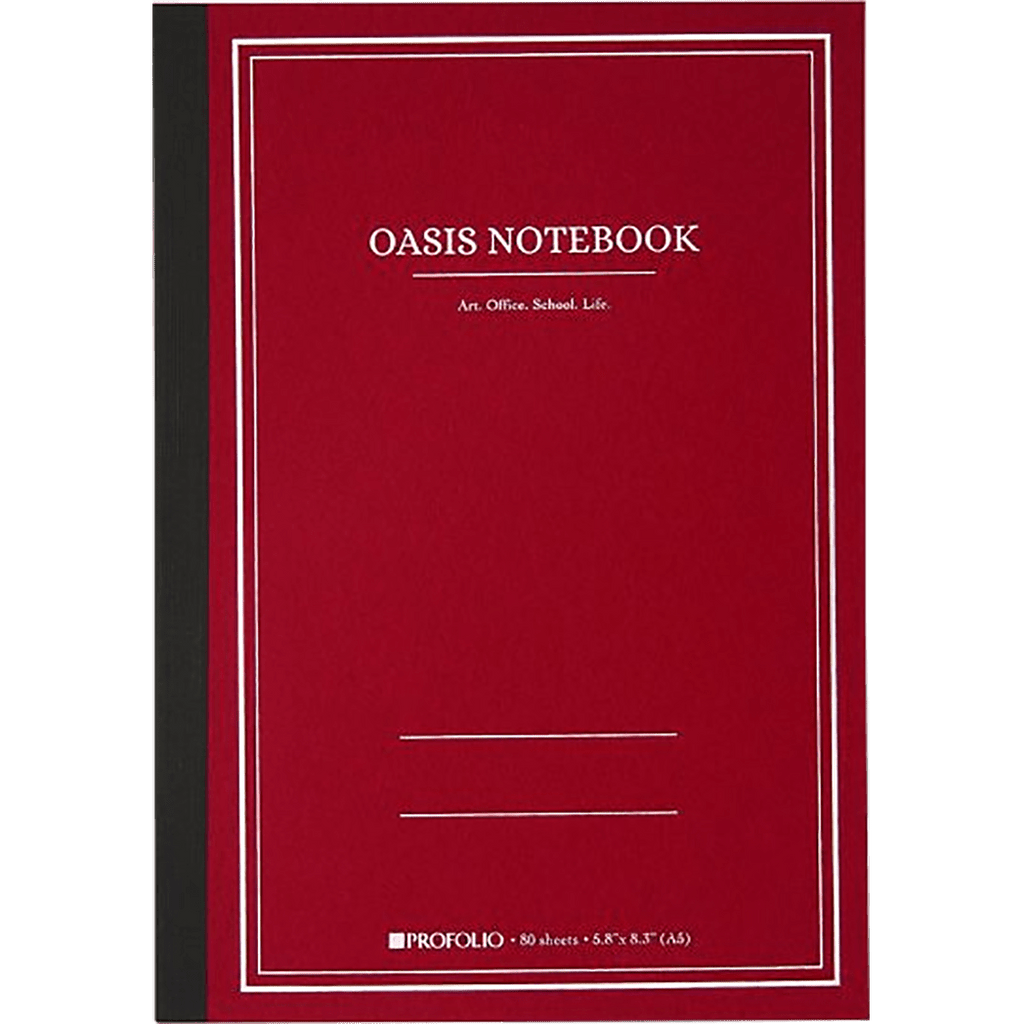 Oasis ProFolio Notebook - Brick - Medium - Pen Boutique Ltd