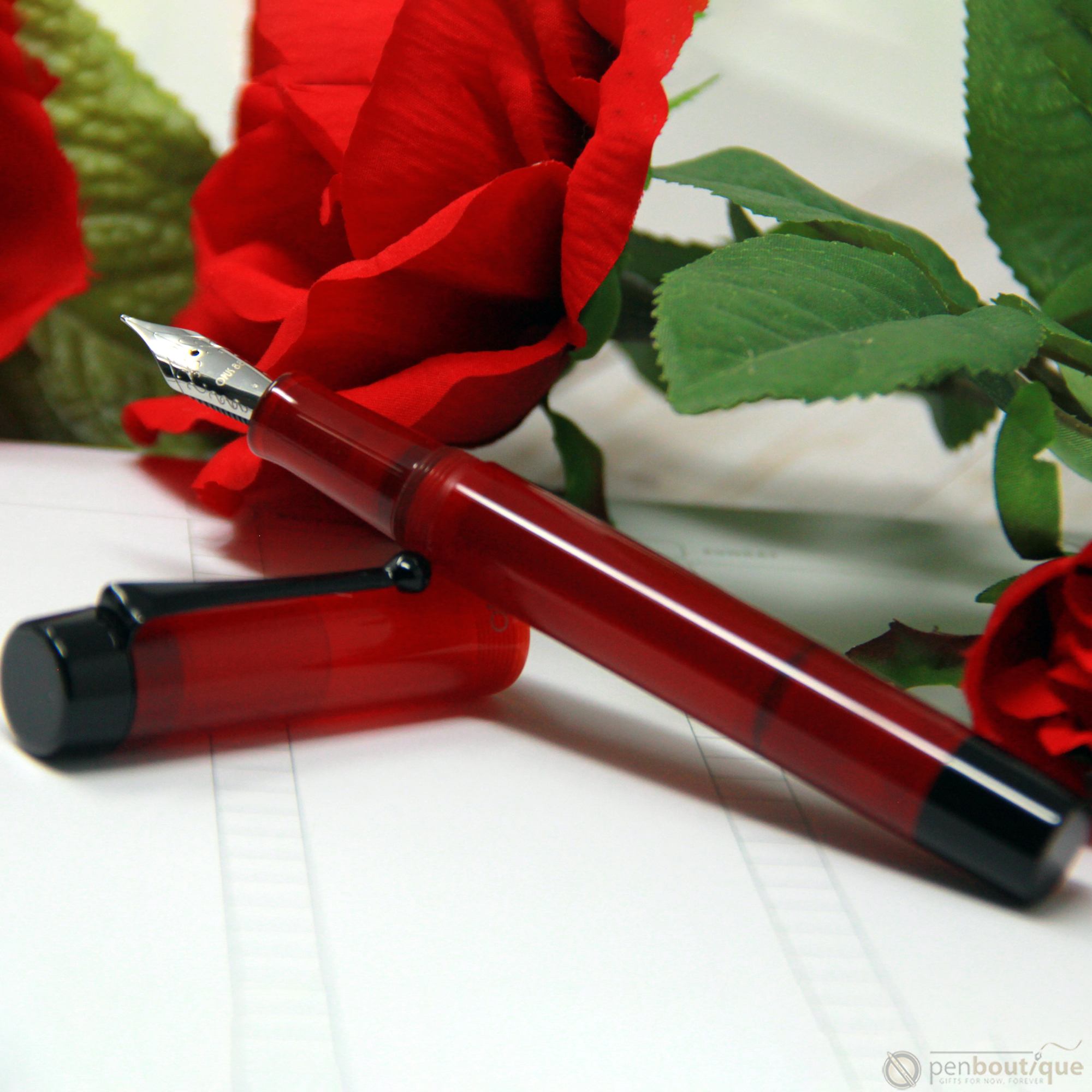 Opus 88 Demo Fountain Pen - Red-Pen Boutique Ltd