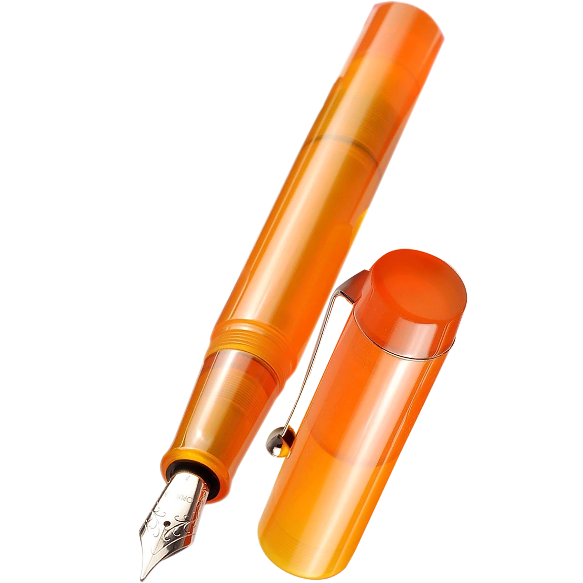 Opus 88 Demo Fountain Pen - Orange - Pen Boutique Ltd