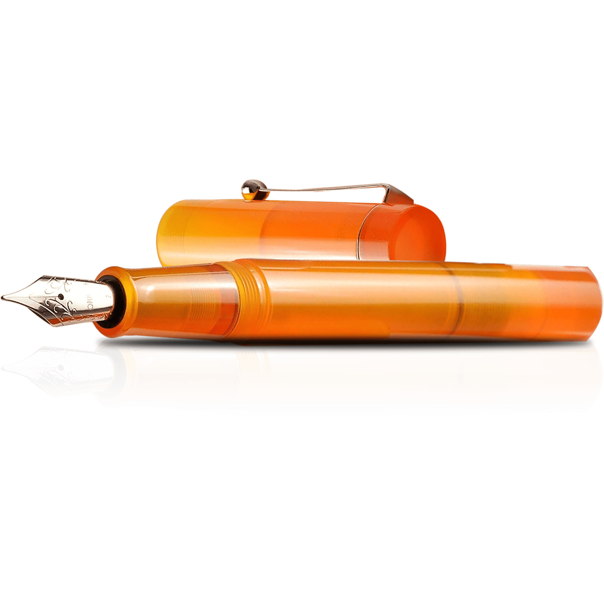Opus 88 Demo Fountain Pen - Orange - Pen Boutique Ltd