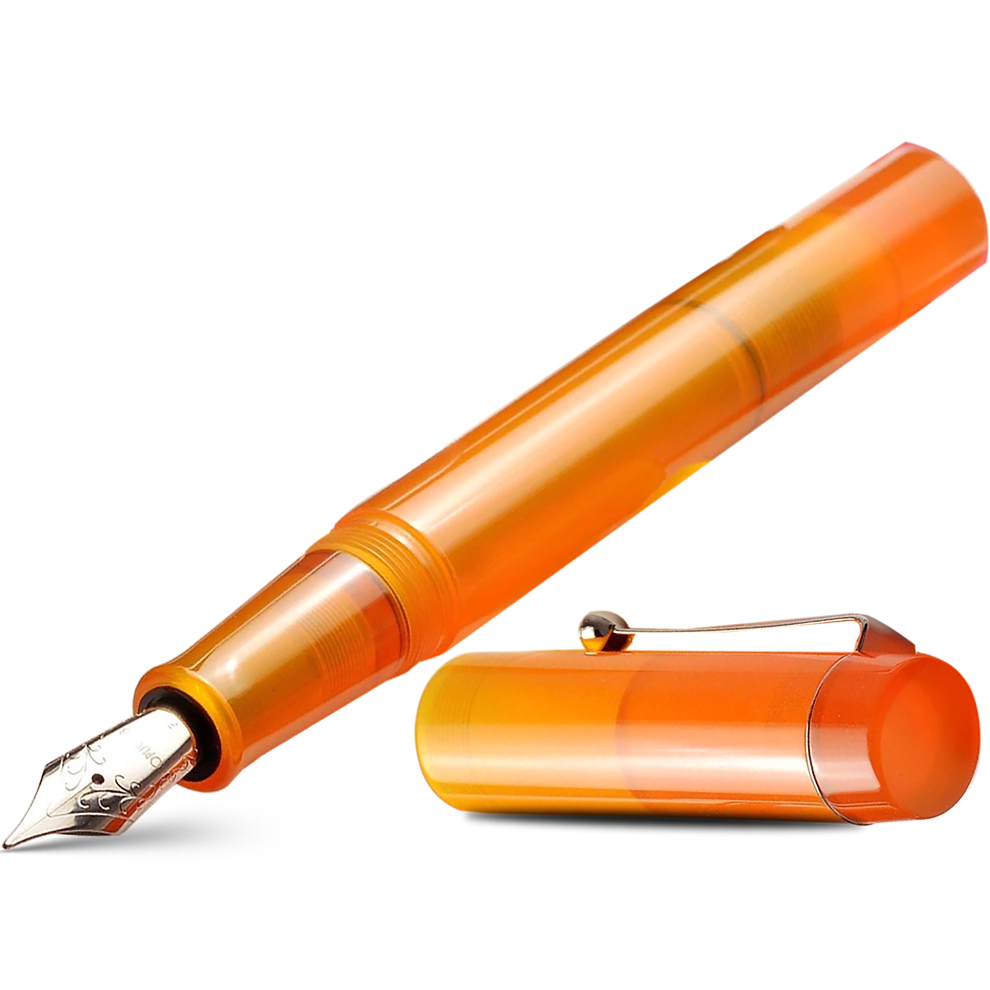 Opus 88 Demo Fountain Pen - Orange - Pen Boutique Ltd