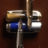 S T Dupont Line D Fountain Pen - Starburst Blue - Palladium Trim (USA Exclusive Edition) - Pen Boutique Ltd
