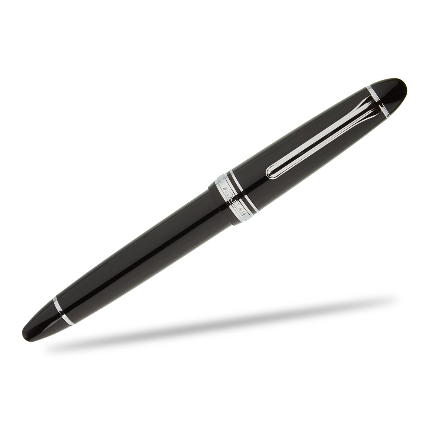 (Outlet) Sailor 1911L Black/Silver Fountain Pen - Pen Boutique Ltd